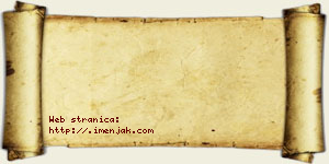 Jakov Krneta vizit kartica